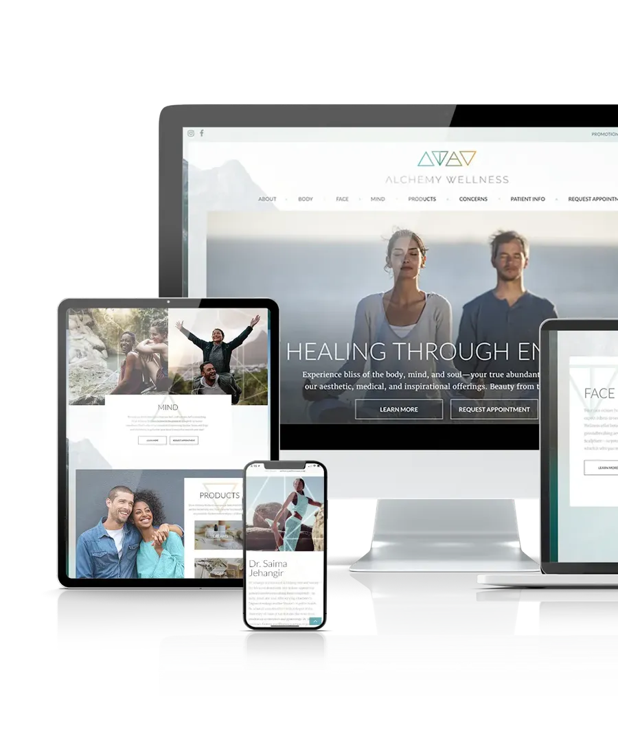 Web design on the Urge Foundation platform