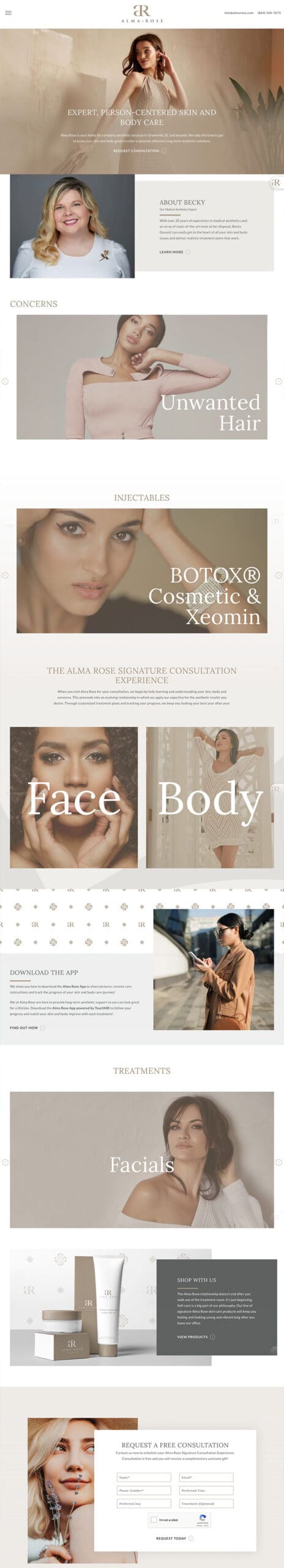 Alma Rose full homepage