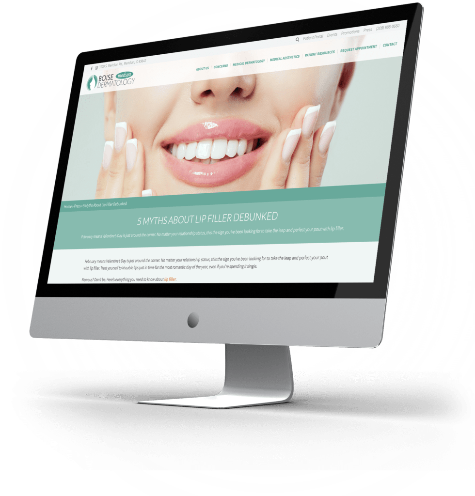Dermatology website