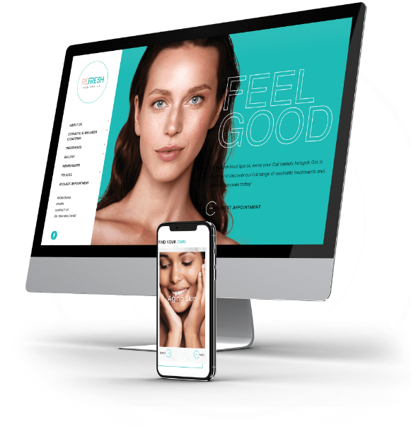 Refresh Med Spa LA desktop and mobile previews
