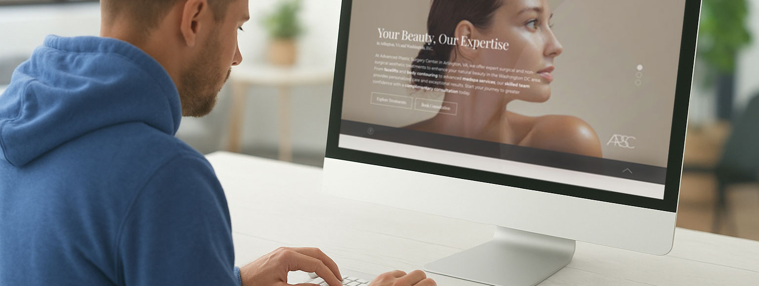 Person using computer