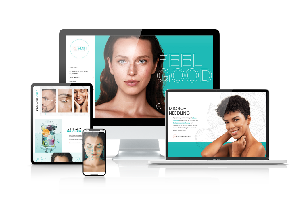 Website mockups