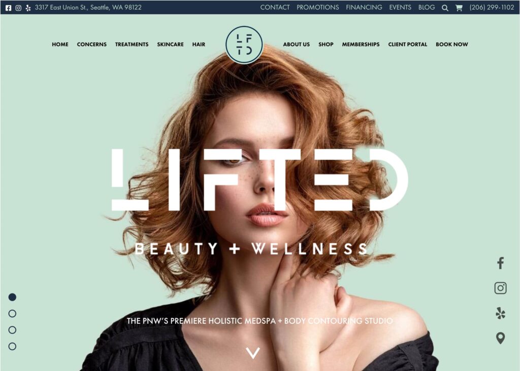 The Lifted website