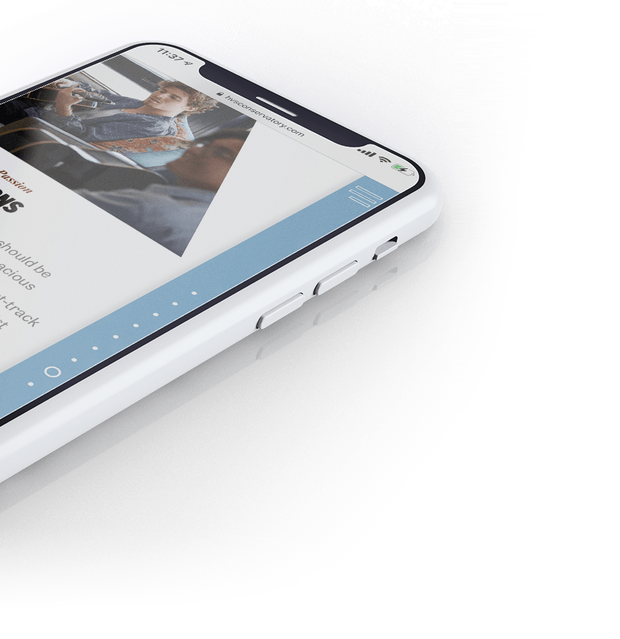 Website mockup
