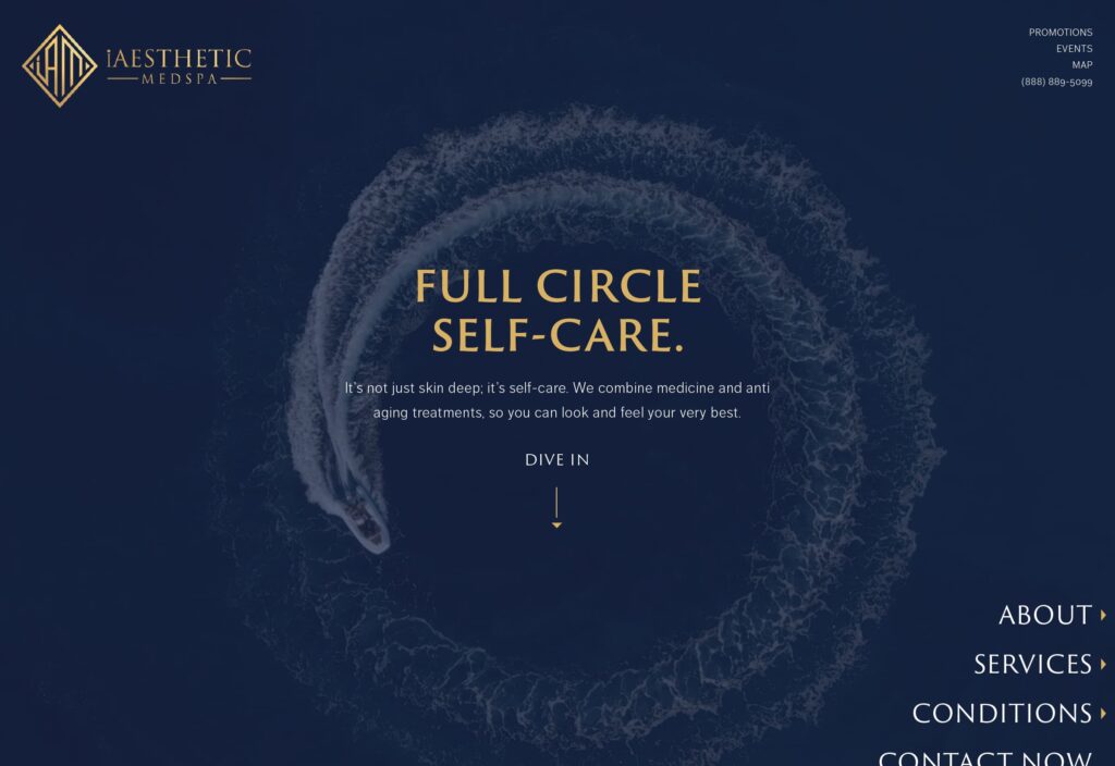 iAesthetic's website