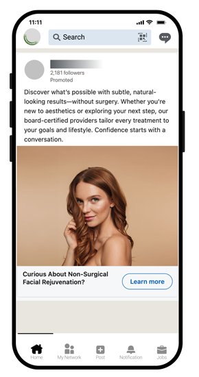 LinkedIn Advertising example