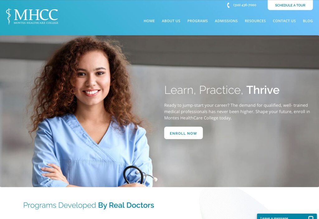 The MHCC website