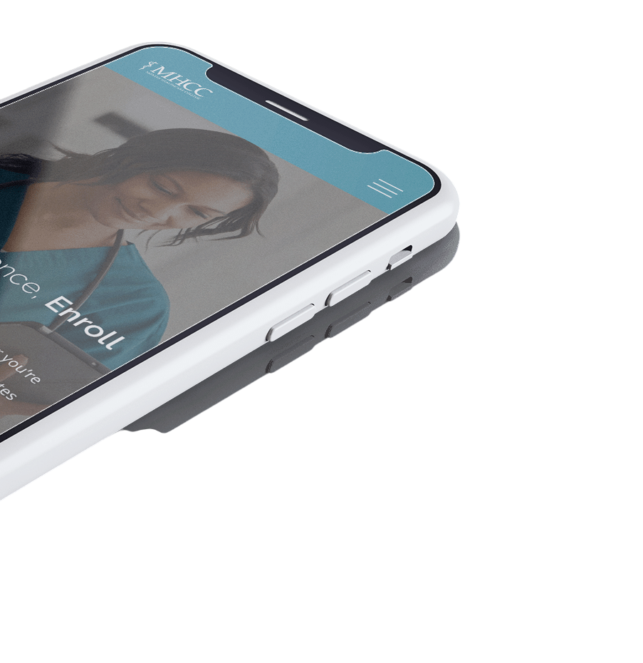 Website mockup