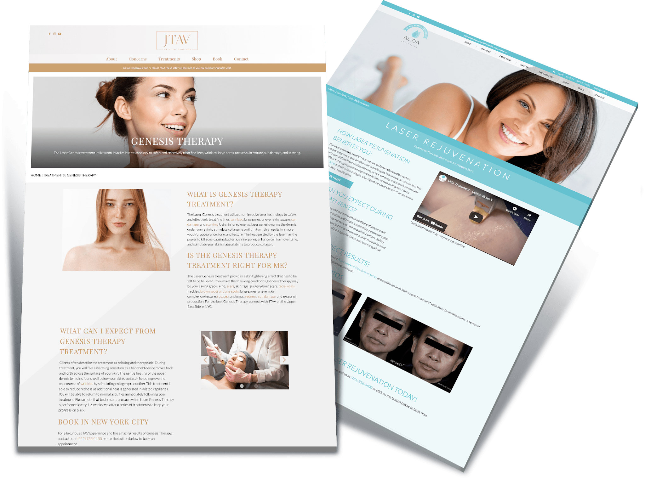 Website mockup