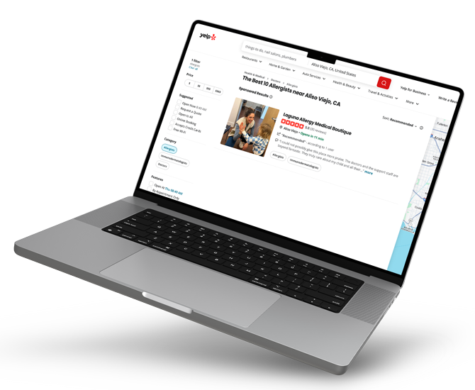 Yelp Advertising example