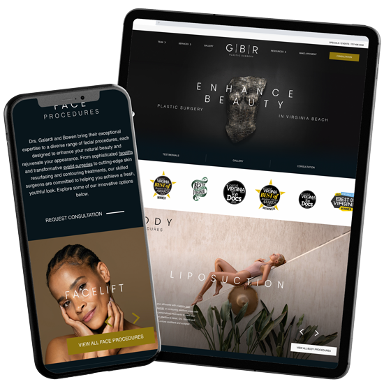 Website mockup