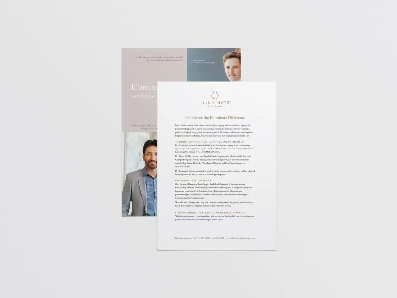Flyers, Illuminate Plastic Surgery