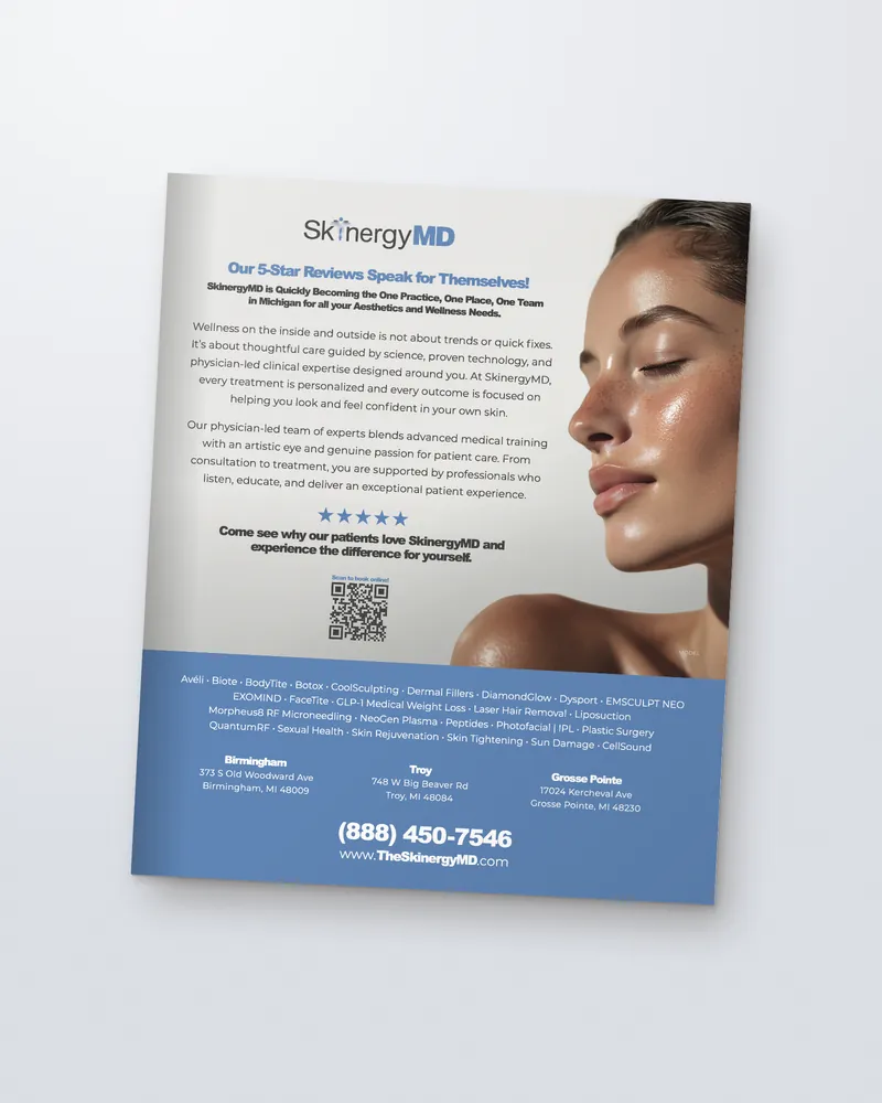 Magazine ad, SkinergyMD