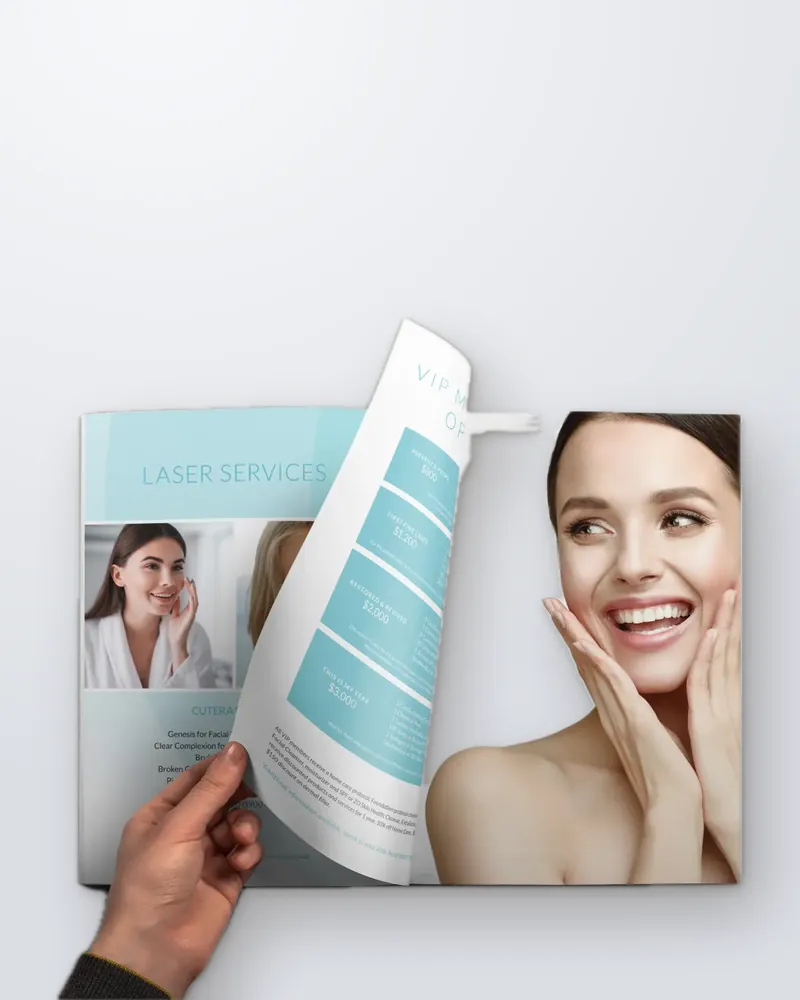 Treatment brochure, Alda Aesthetics