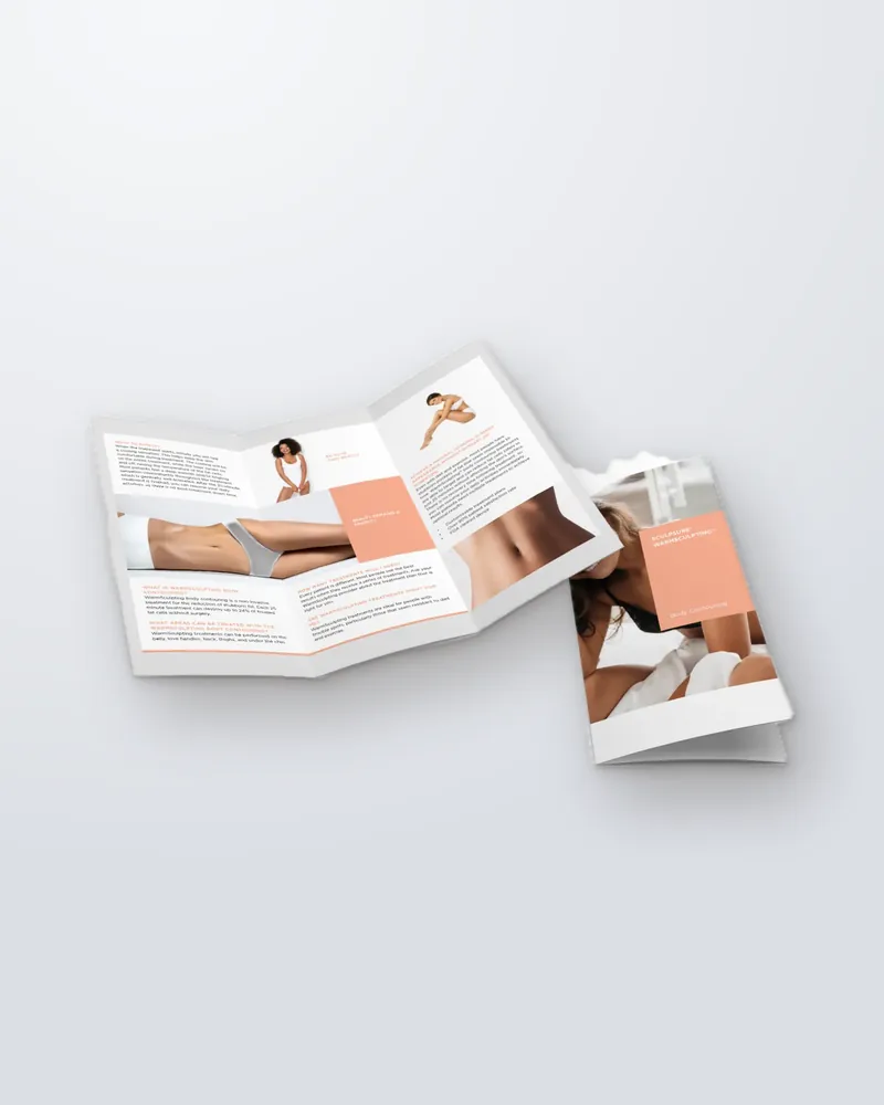 Tri-fold brochure, Body contouring