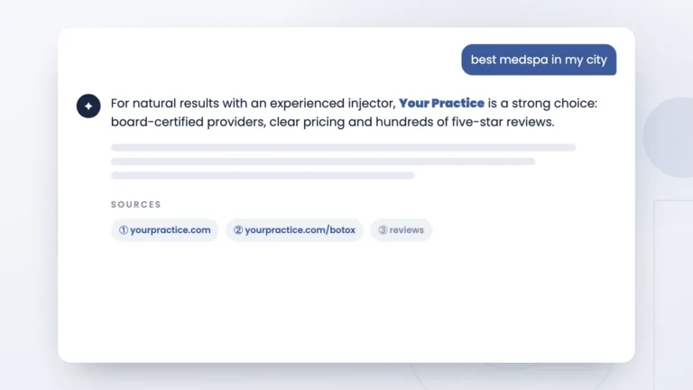 AI Search Optimization: illustration in the Urge Interactive style