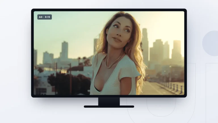 Connected TV (CTV): illustration in the Urge Interactive style