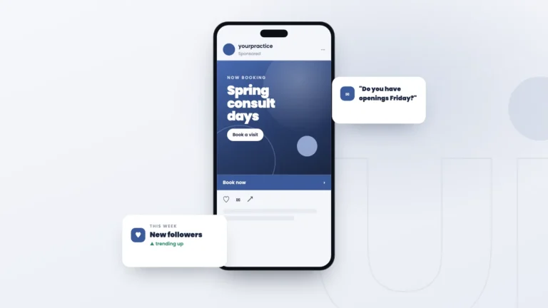 Facebook + Instagram Ads: illustration in the Urge Interactive style