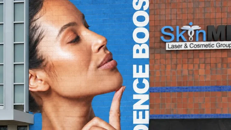 Graphic Design: SkinMD exterior wall art